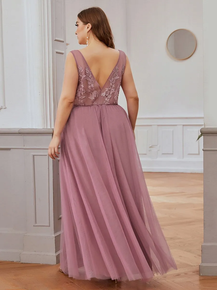 Women's Fashion Sleeveless Wholesale Plus Size Party Dresses EP07544